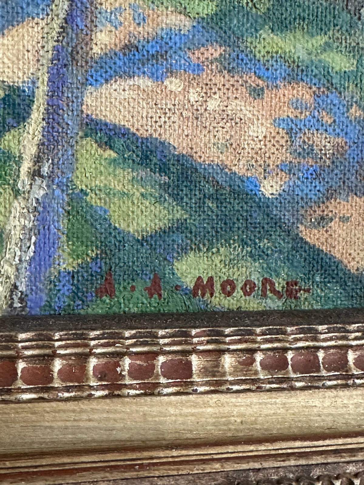 Original Landscape Painting by A.A. Moore