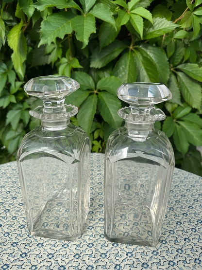Pair of Victorian Decanters