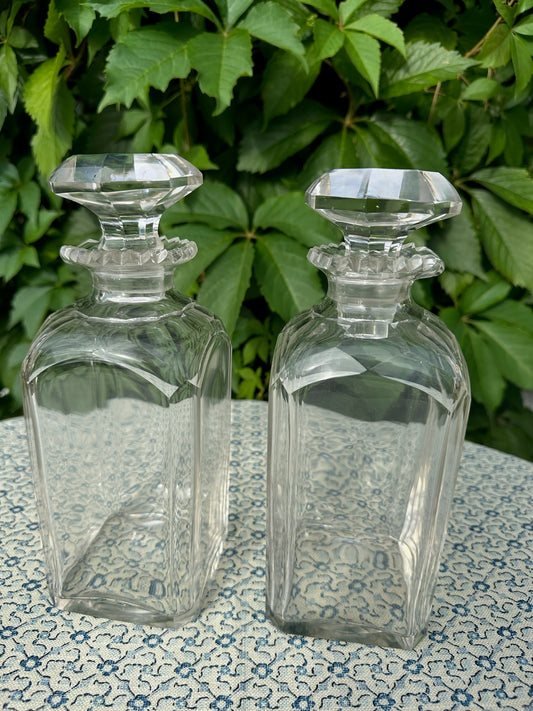 Pair of Victorian Decanters