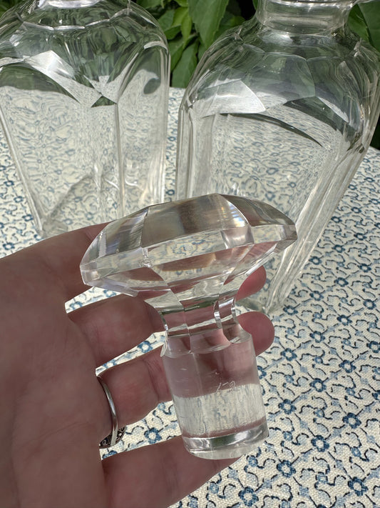 Pair of Victorian Decanters