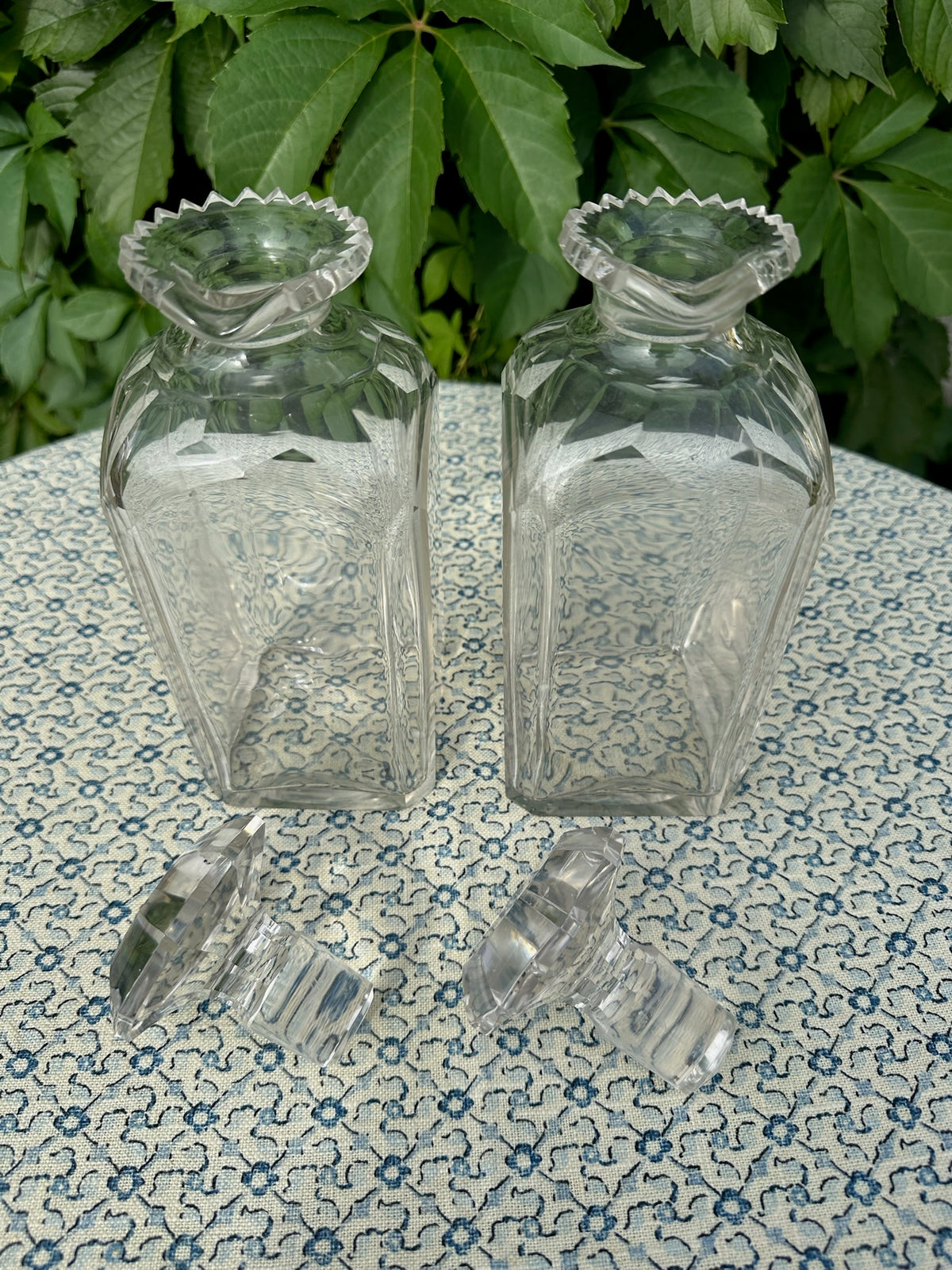 Pair of Victorian Decanters