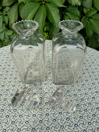 Pair of Victorian Decanters