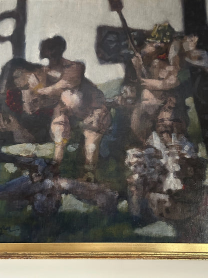 Painting by Cyril Fradan