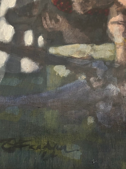Painting by Cyril Fradan