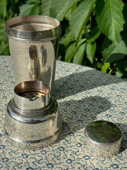 1950s Silver Plated Cocktail Shaker