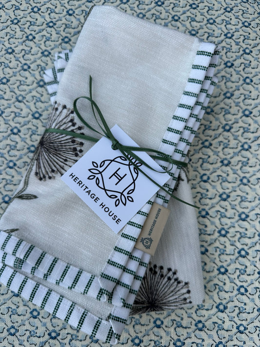 Meadow Handmade Cotton Napkins