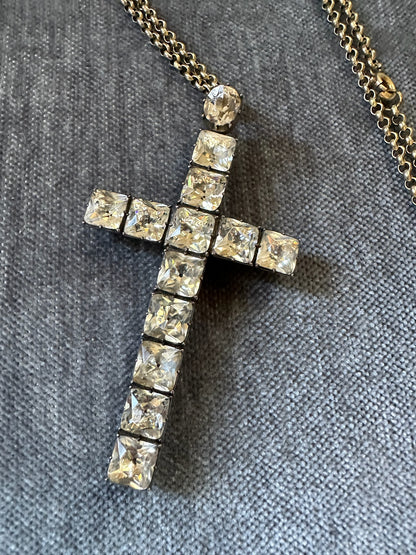 Large Georgian Black Dot Paste Cross