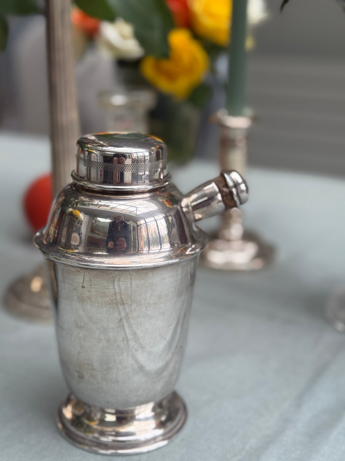 Art Deco Silver Plated Cocktail Shaker