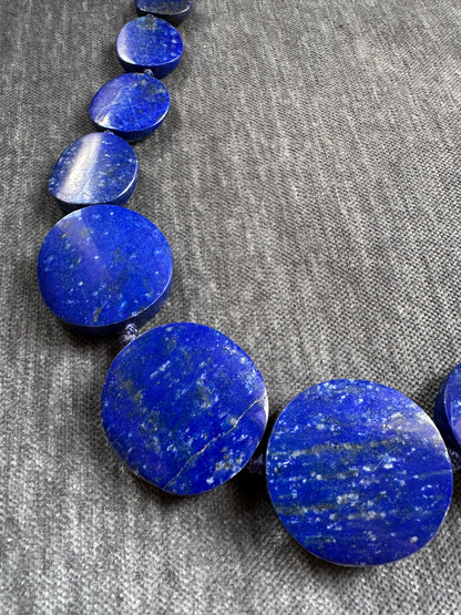 1980s  Statement Lapis Lazuli Necklace