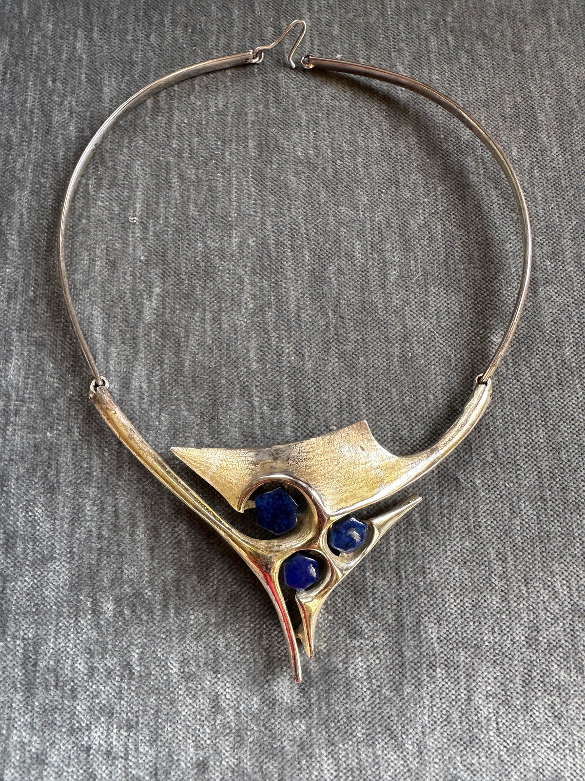 Sterling Silver Modernist Necklace