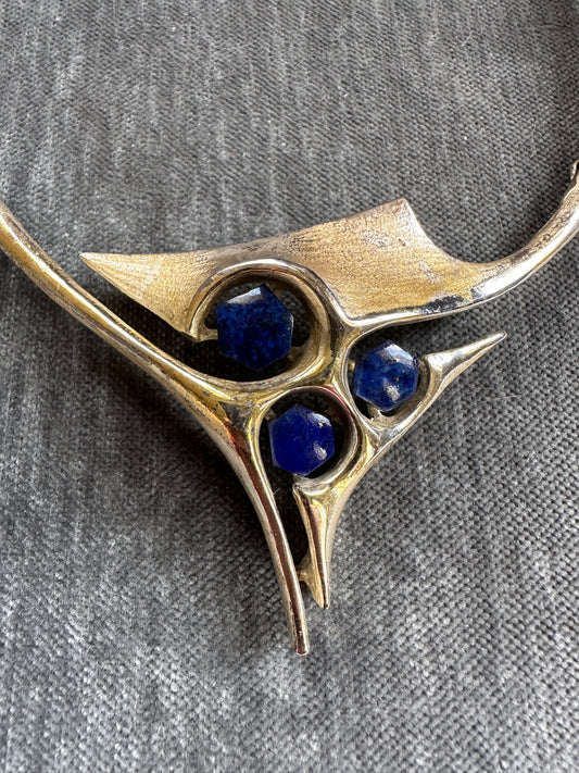 Sterling Silver Modernist Necklace