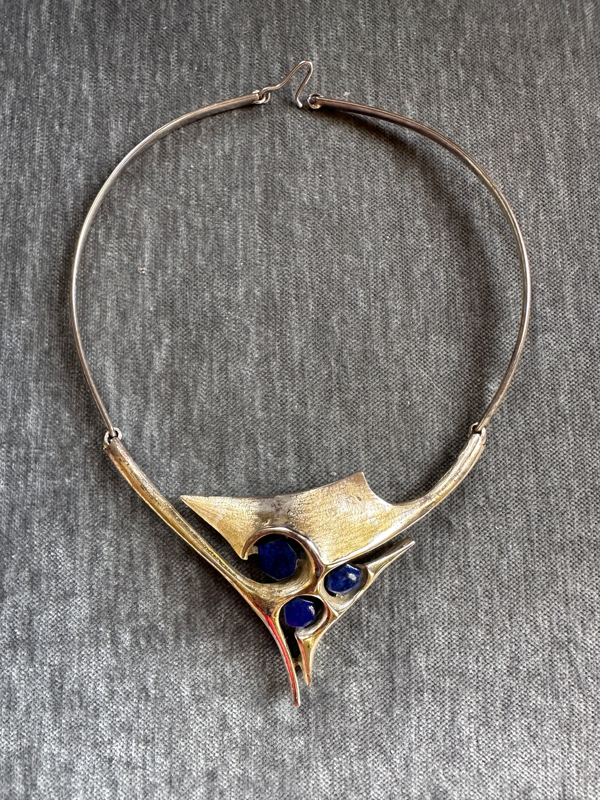 Sterling Silver Modernist Necklace