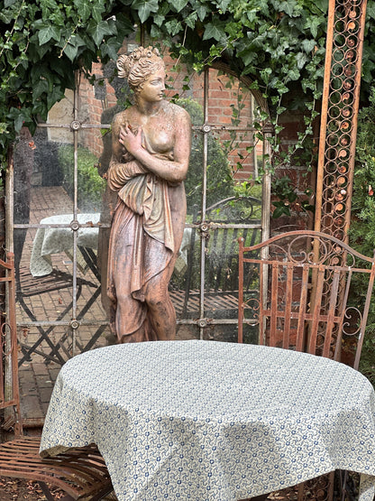 Indigo Linen Tablecloth