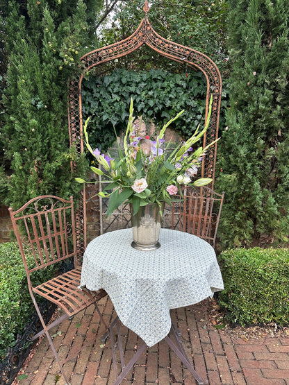 Indigo Linen Tablecloth