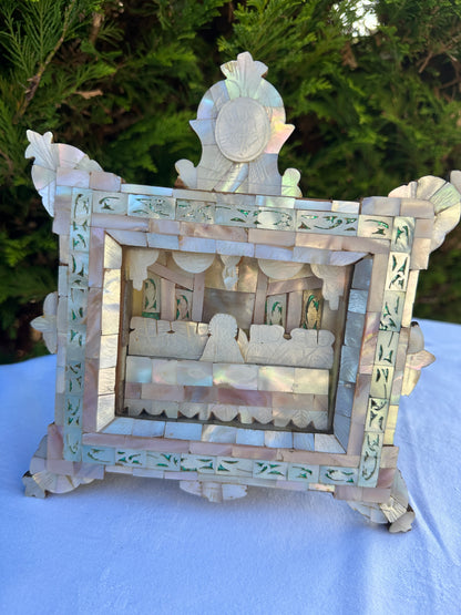 Vintage Mother of Pearl Diorama