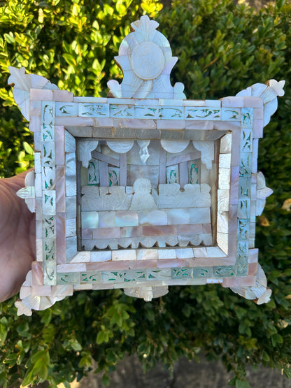 Vintage Mother of Pearl Diorama