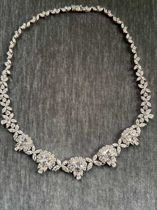 1980s Sterling Princess Necklace