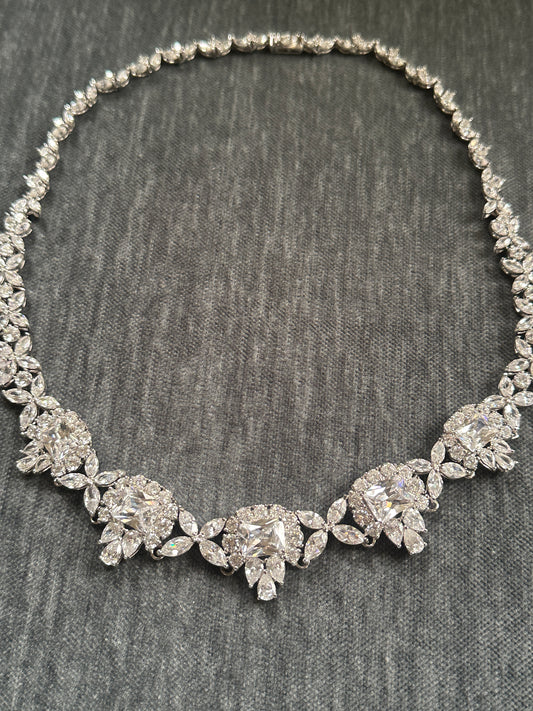 1980s Sterling Princess Necklace