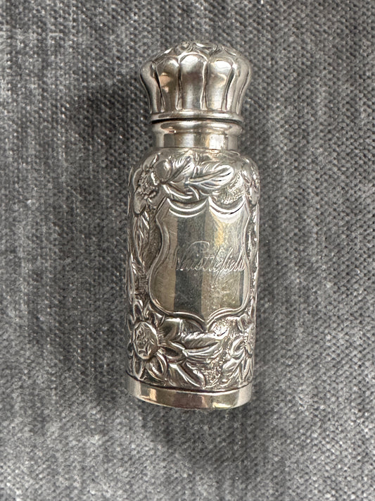 Victorian Sterling Silver Travelling Bottle