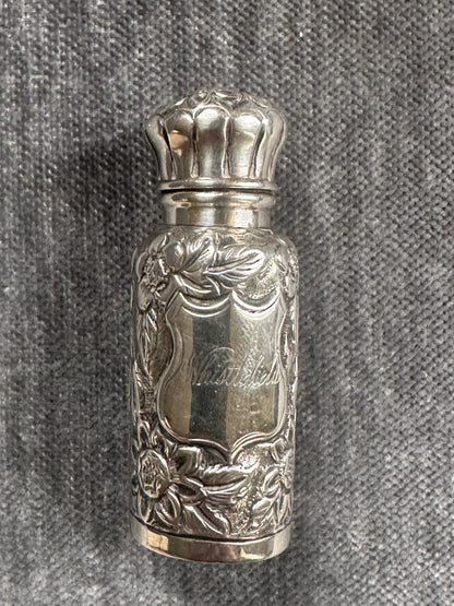 Victorian Sterling Silver Travelling Bottle