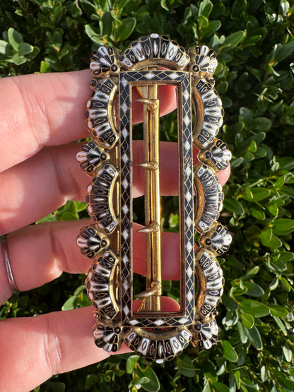 French Enamel Buckle