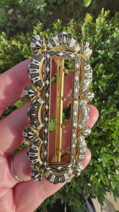 French Enamel Buckle