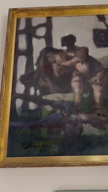 Painting by Cyril Fradan