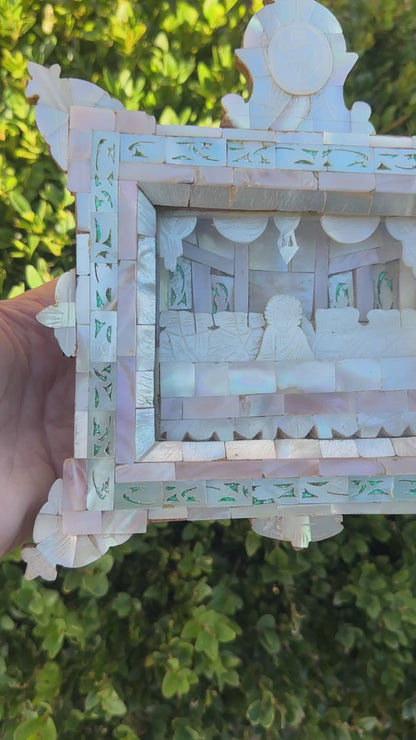 Vintage Mother of Pearl Diorama
