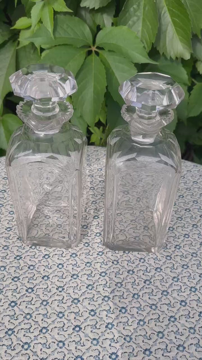 Pair of Victorian Decanters
