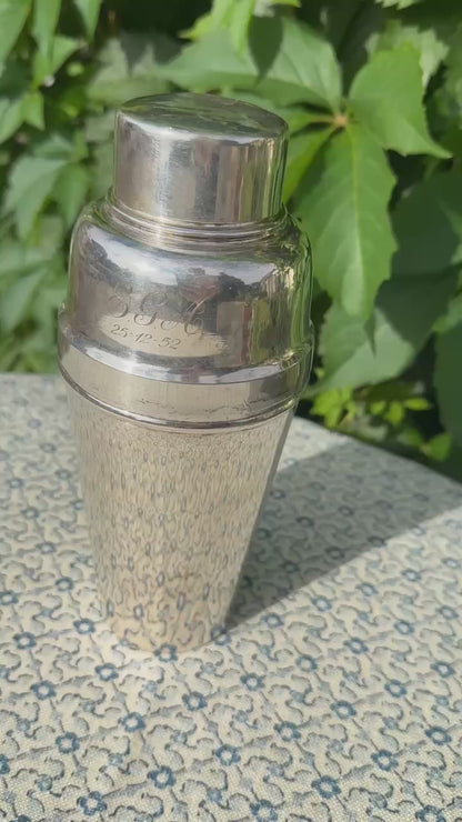 1950s Silver Plated Cocktail Shaker